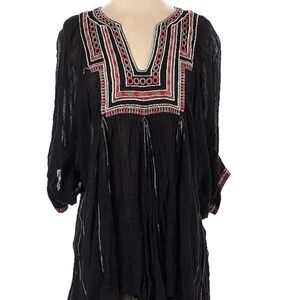 Free People Short Sleeve Blouse